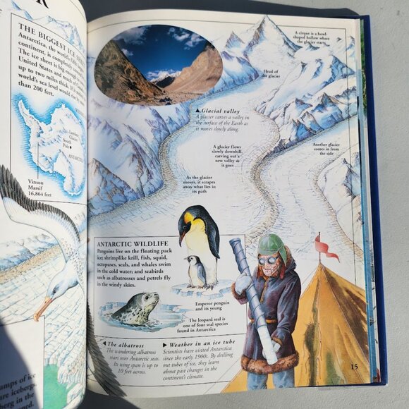 Nature Earth Facts Trivia Hardcover Book Usborne Highest, Longest, Deepest - Picture 6 of 12